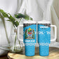 Afro Cricket Tanzania Custom Tumbler With Handle Go Cows Sporty African Pattern - African Pride