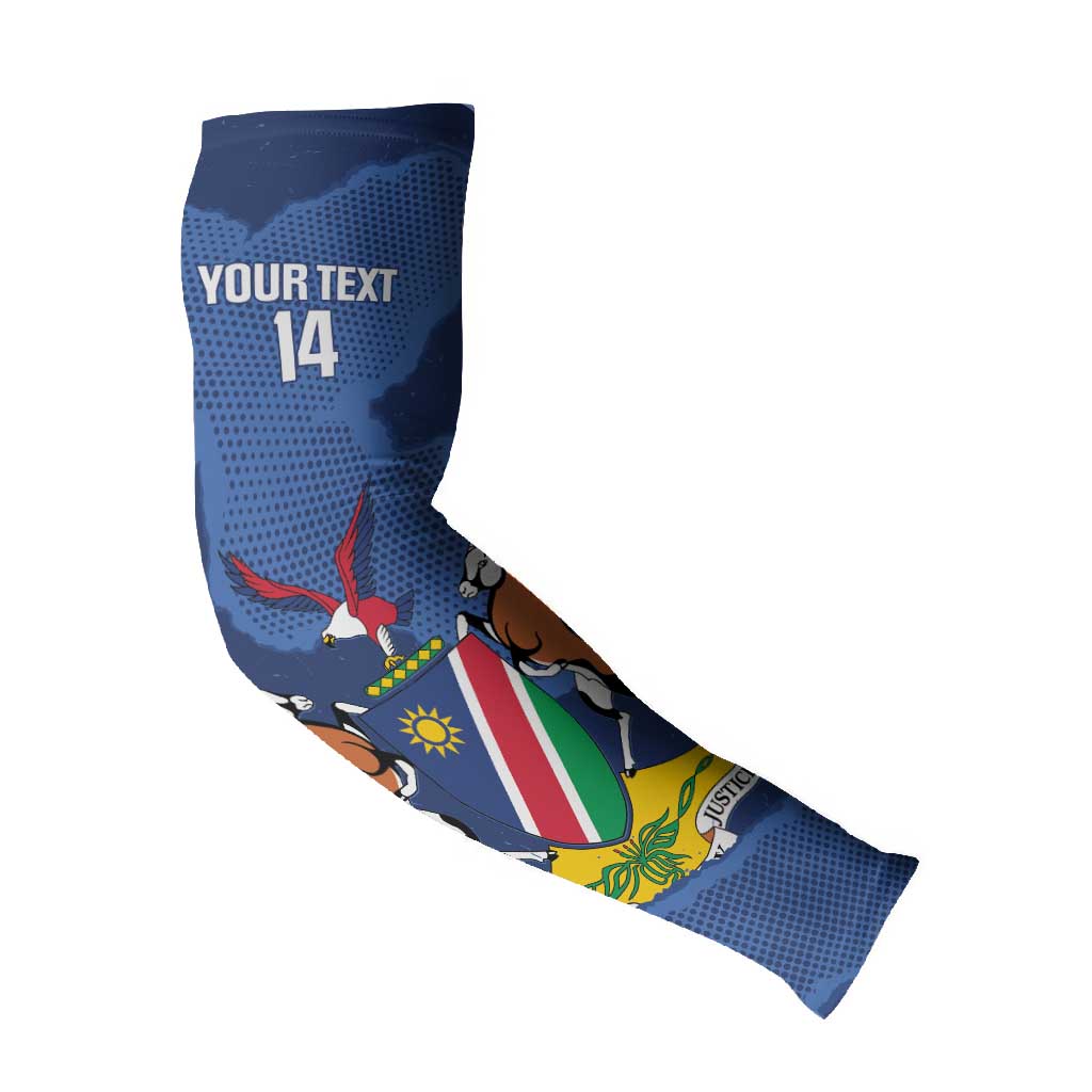 Custom Namibia Cricket Arm Sleeves Go Eagles Est 1992