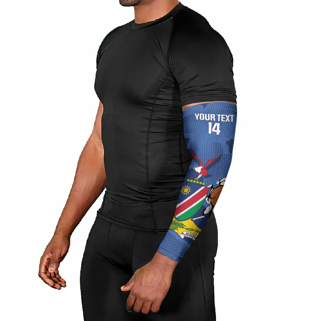 Custom Namibia Cricket Arm Sleeves Go Eagles Est 1992
