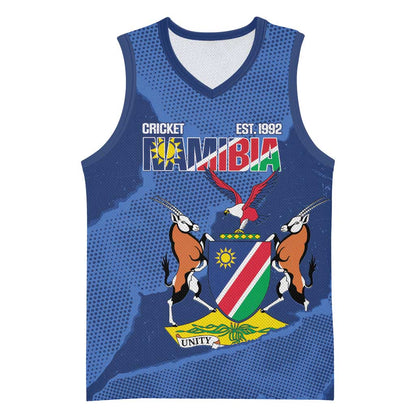 Afro Cricket Namibia Custom Basketball Jersey Go Eagles Est 1992 LT14