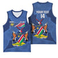 Afro Cricket Namibia Custom Basketball Jersey Go Eagles Est 1992 LT14