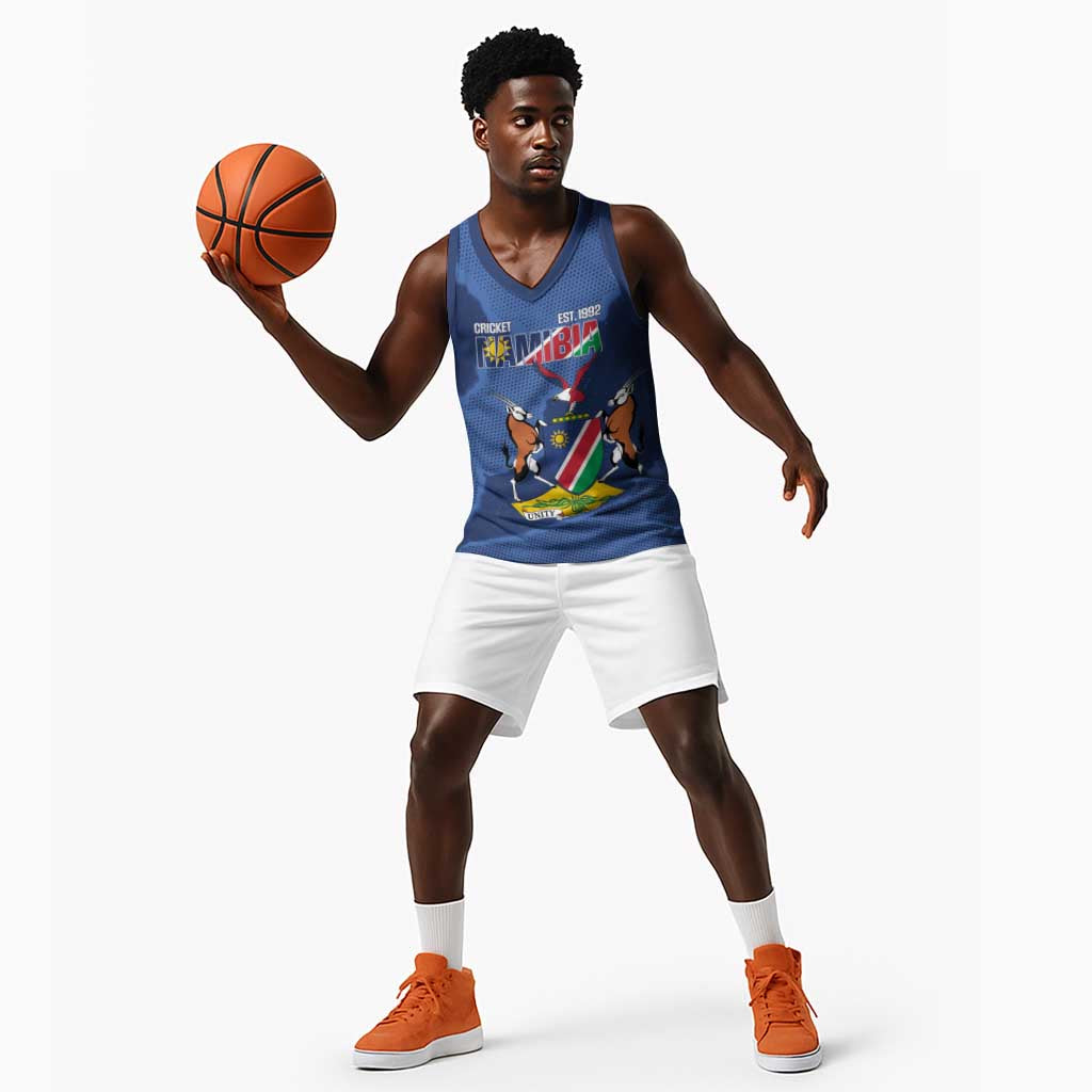 Afro Cricket Namibia Custom Basketball Jersey Go Eagles Est 1992 LT14