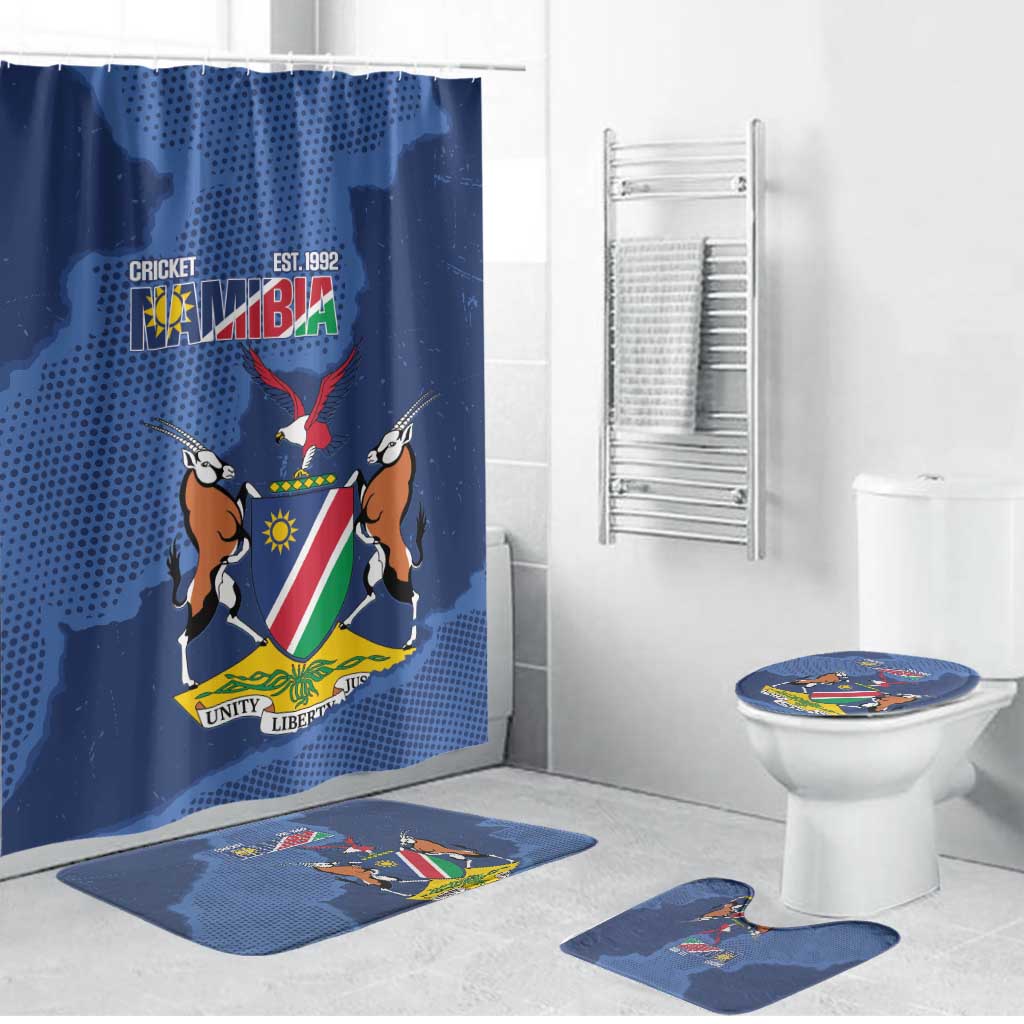 Custom Namibia Cricket Bathroom Set Go Eagles Est 1992