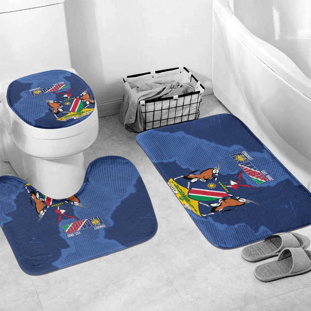Custom Namibia Cricket Bathroom Set Go Eagles Est 1992