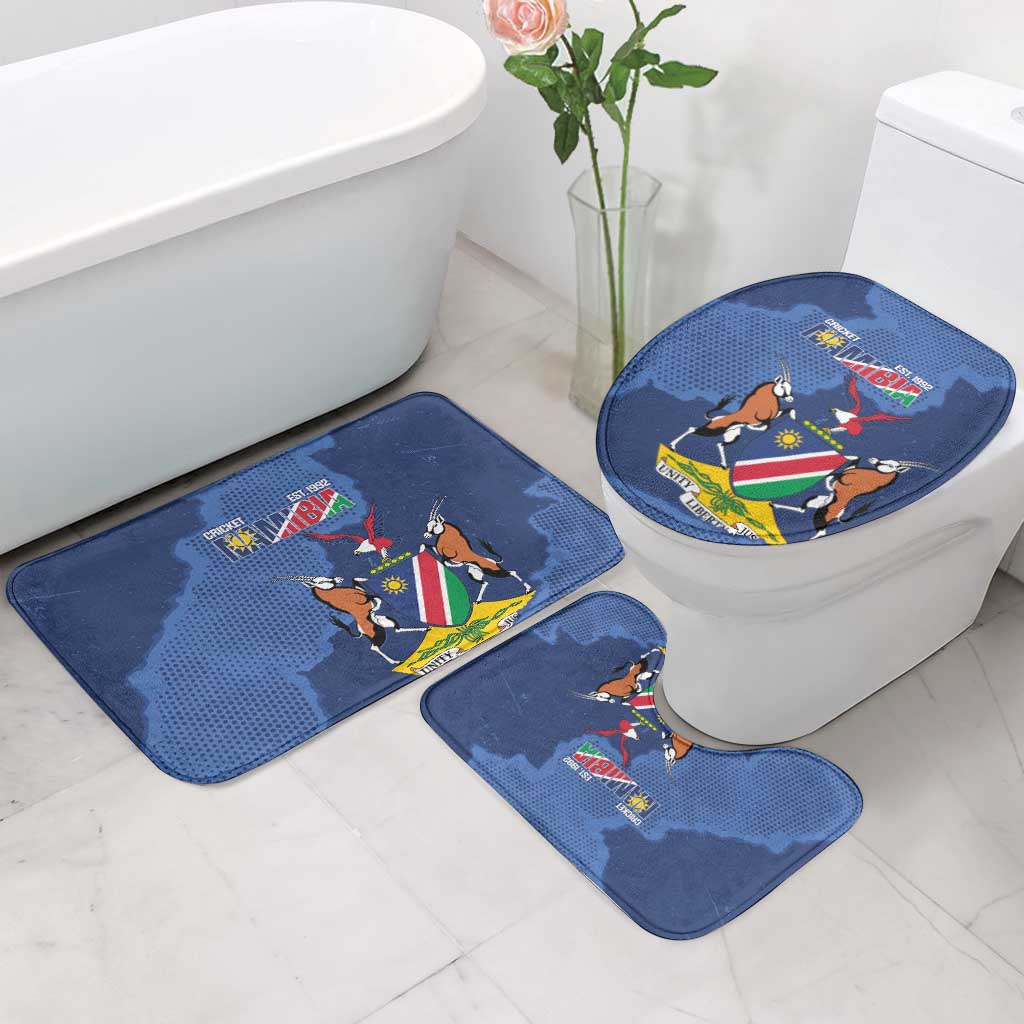 Custom Namibia Cricket Bathroom Set Go Eagles Est 1992