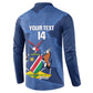 Custom Namibia Cricket Button Sweatshirt Go Eagles Est 1992