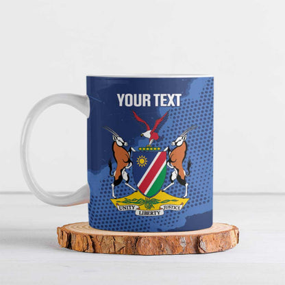 Custom Namibia Cricket Ceramic Mug Go Eagles Est 1992