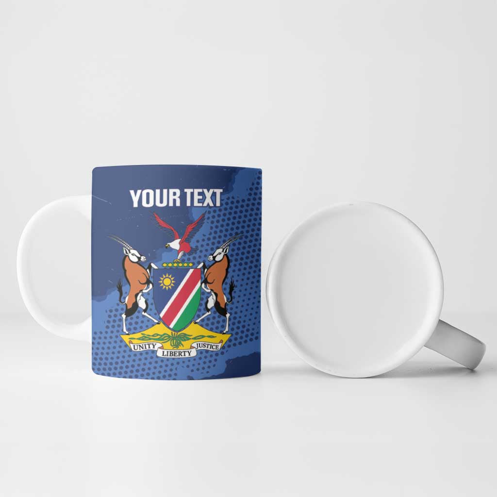 Custom Namibia Cricket Ceramic Mug Go Eagles Est 1992