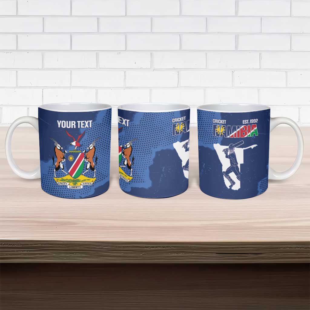 Custom Namibia Cricket Ceramic Mug Go Eagles Est 1992