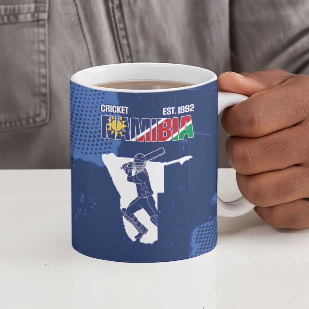 Custom Namibia Cricket Ceramic Mug Go Eagles Est 1992
