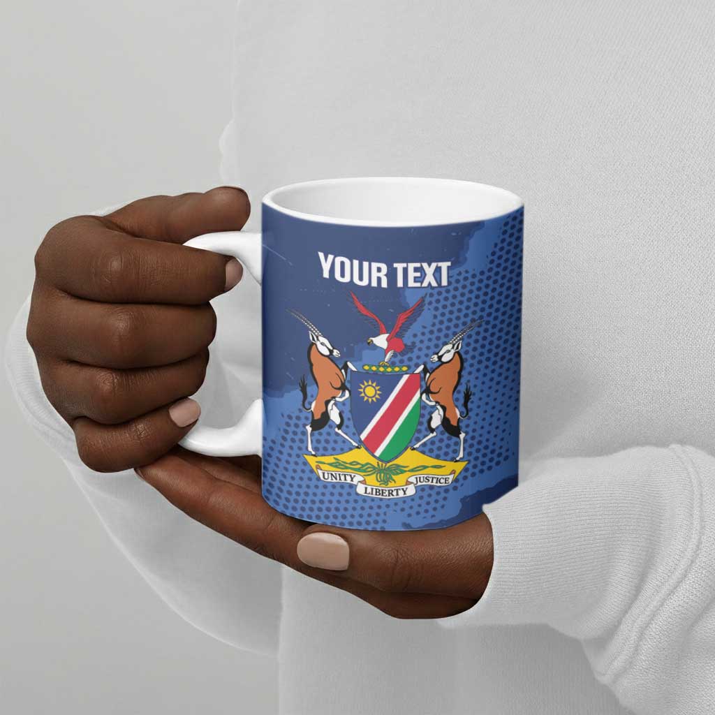 Custom Namibia Cricket Ceramic Mug Go Eagles Est 1992