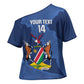 Custom Namibia Cricket Cross Shoulder Shirt Go Eagles Est 1992