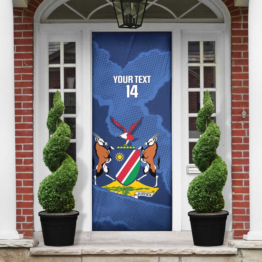 Custom Namibia Cricket Door Cover Go Eagles Est 1992