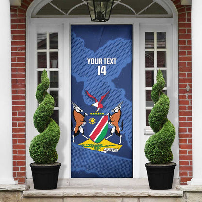 Custom Namibia Cricket Door Cover Go Eagles Est 1992