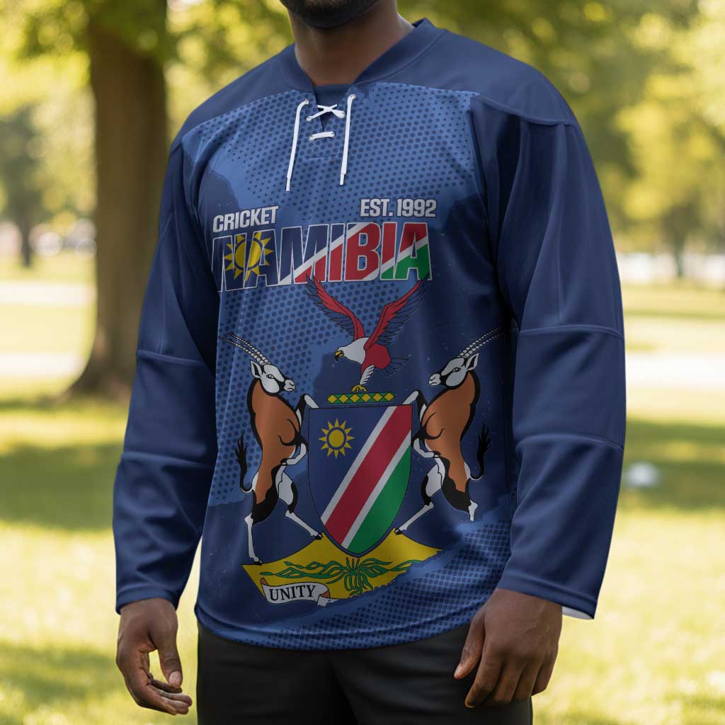 Custom Namibia Cricket Hockey Jersey Go Eagles Est 1992