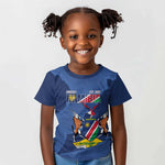 Afro Cricket Namibia Custom Kid T shirt Go Eagles Est 1992 - African Pride