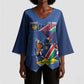 Custom Namibia Cricket Kimono Sleeve Blouse Go Eagles Est 1992