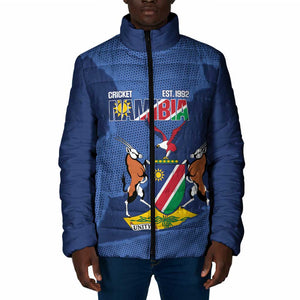 Custom Namibia Cricket Padded Jacket Go Eagles Est 1992