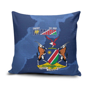 Custom Namibia Cricket Pillow Cover Go Eagles Est 1992