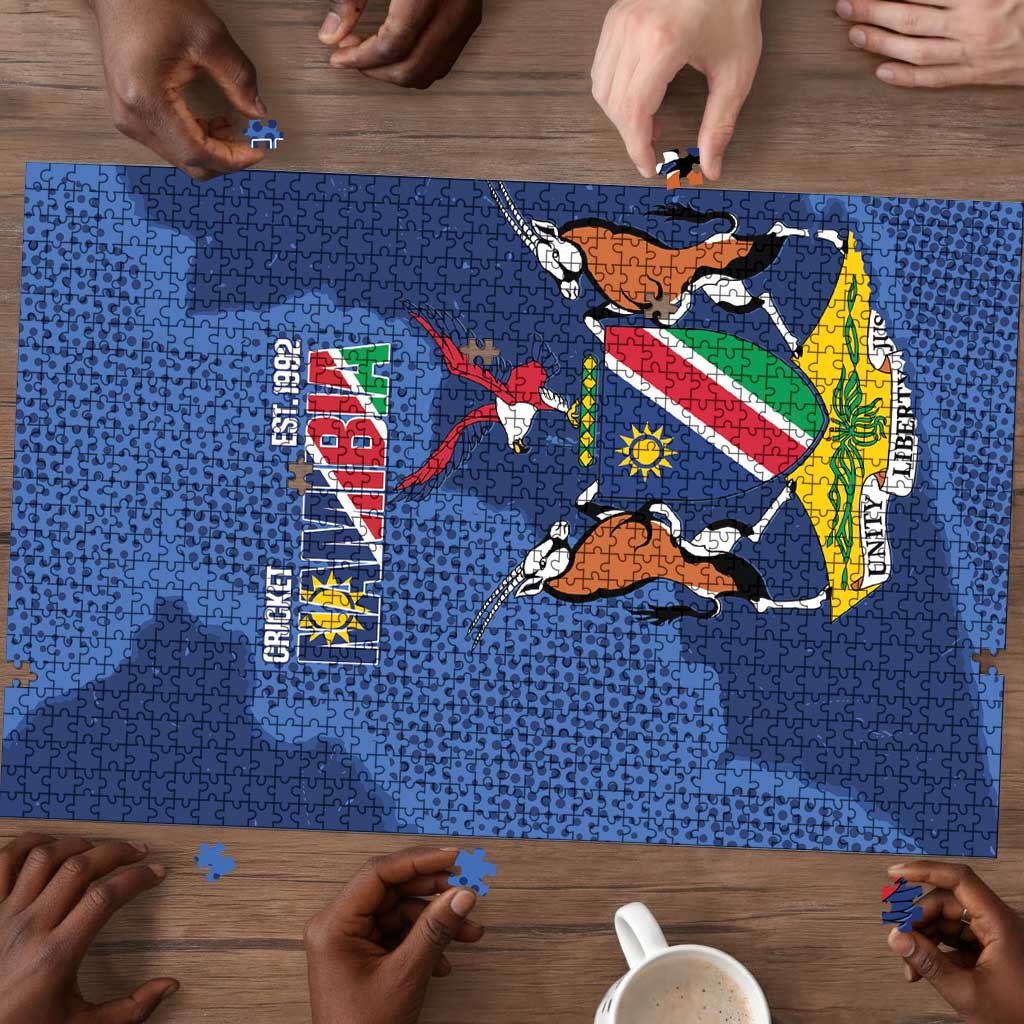 Custom Namibia Cricket Puzzle Go Eagles Est 1992