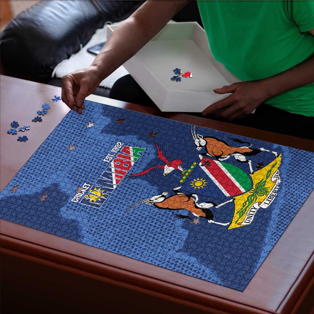 Custom Namibia Cricket Puzzle Go Eagles Est 1992