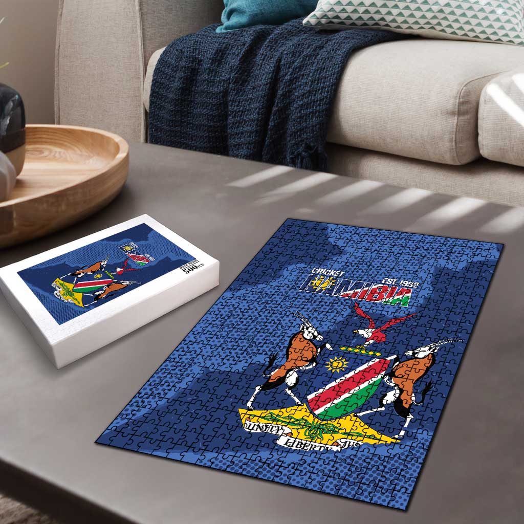 Custom Namibia Cricket Puzzle Go Eagles Est 1992