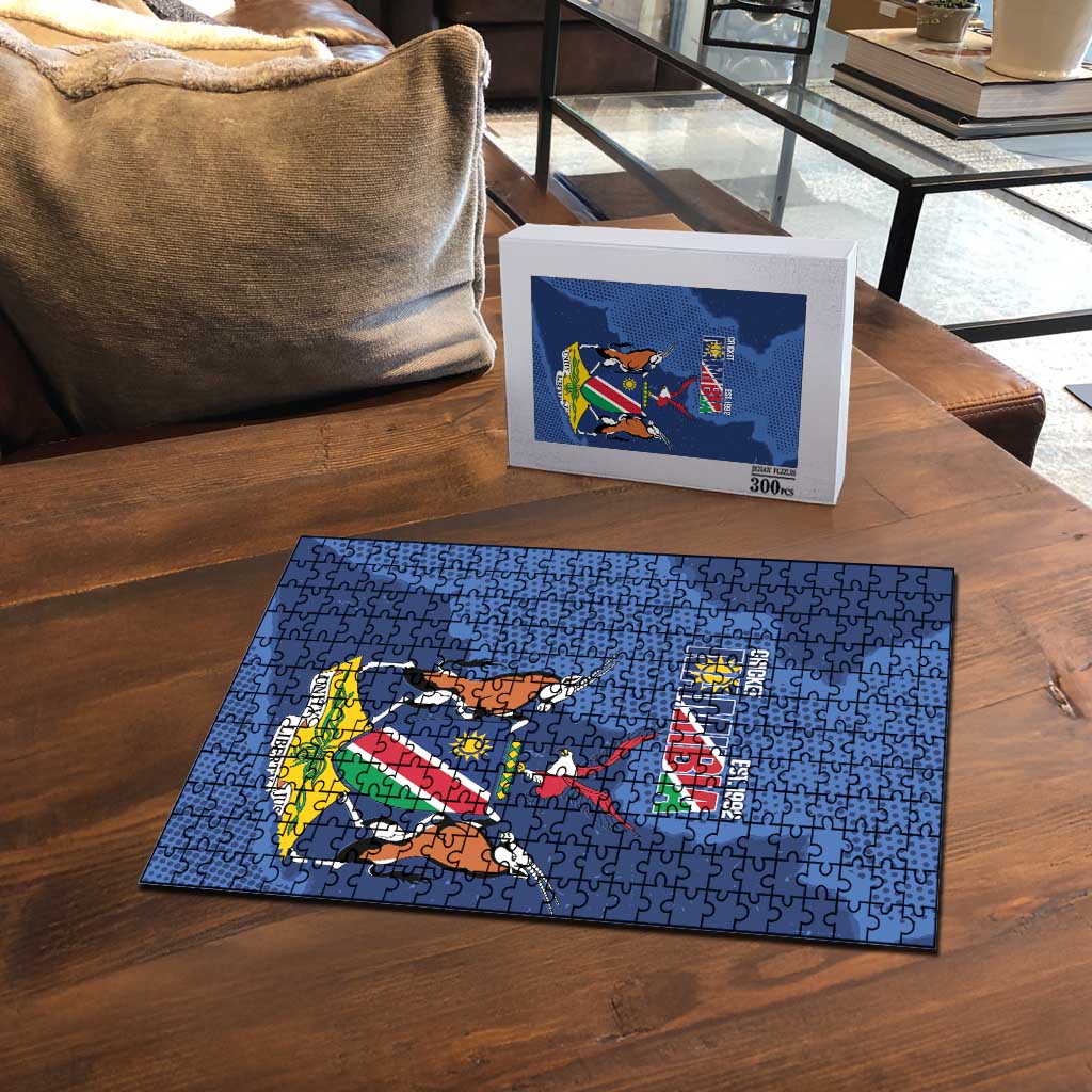 Custom Namibia Cricket Puzzle Go Eagles Est 1992