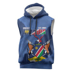 Afro Cricket Namibia Custom Sleeveless Hoodie Go Eagles Est 1992 - African Pride
