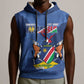 Afro Cricket Namibia Custom Sleeveless Hoodie Go Eagles Est 1992 - African Pride