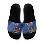 Custom Namibia Cricket Slide Sandals Go Eagles Est 1992