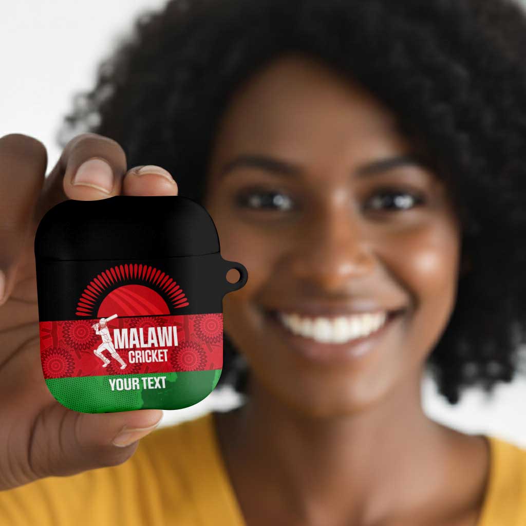 Custom Malawi Cricket AirPods Case Go Champions Flag Style