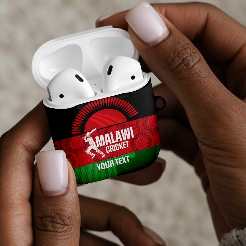 Custom Malawi Cricket AirPods Case Go Champions Flag Style