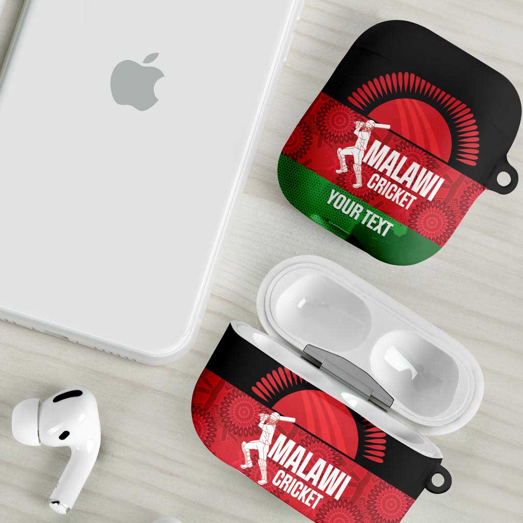Custom Malawi Cricket AirPods Case Go Champions Flag Style