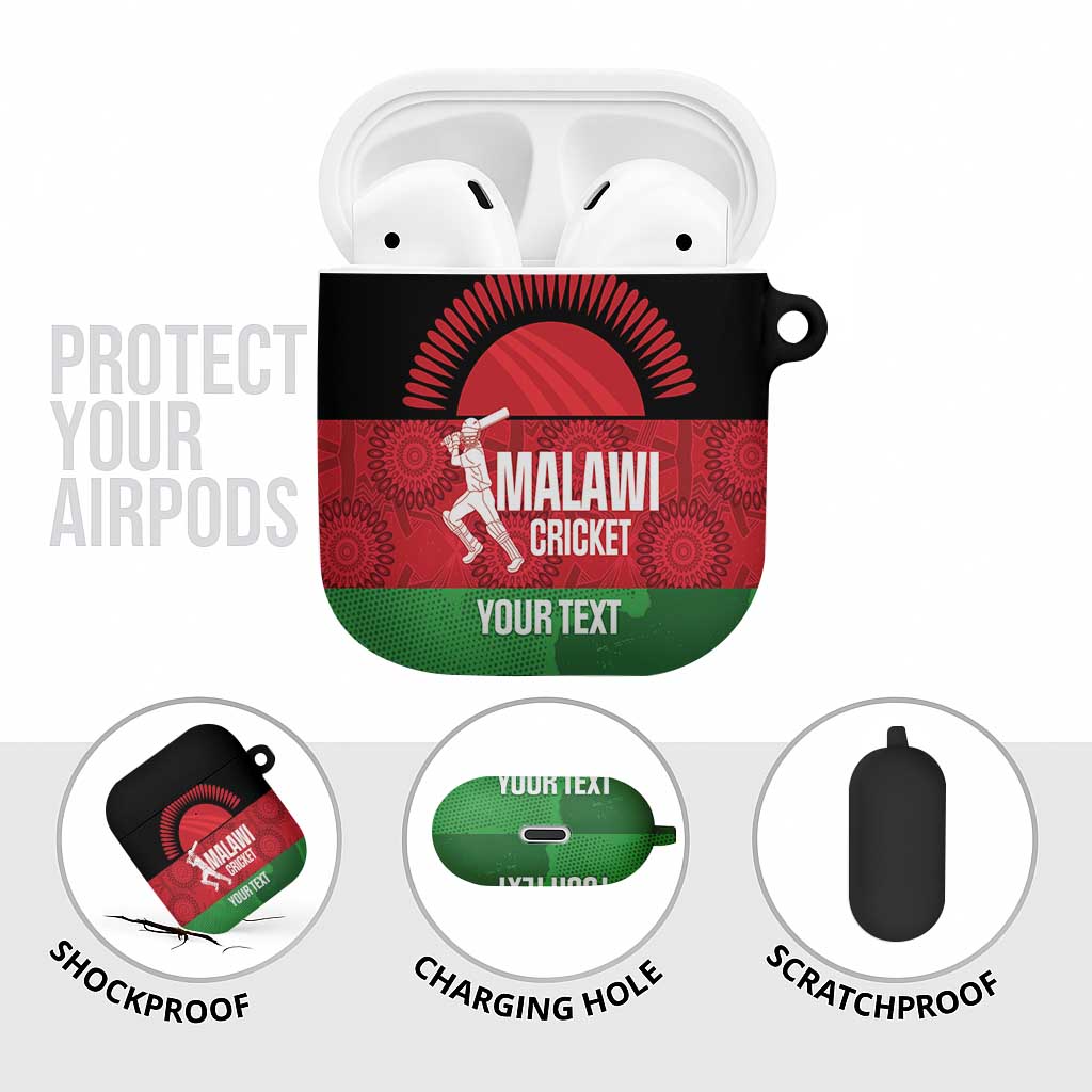 Custom Malawi Cricket AirPods Case Go Champions Flag Style