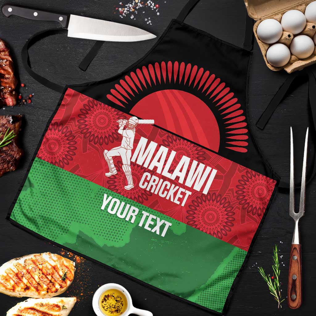 Custom Malawi Cricket Apron Go Champions Flag Style