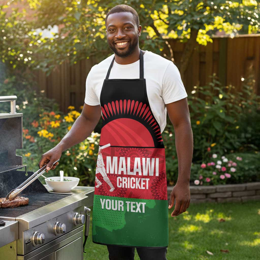 Custom Malawi Cricket Apron Go Champions Flag Style