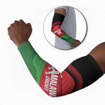 Custom Malawi Cricket Arm Sleeves Go Champions Flag Style