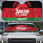 Custom Malawi Cricket Auto Sun Shade Go Champions Flag Style