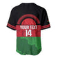 Afro Cricket Malawi Custom Baseball Jersey Go Champions Flag Style - African Pride