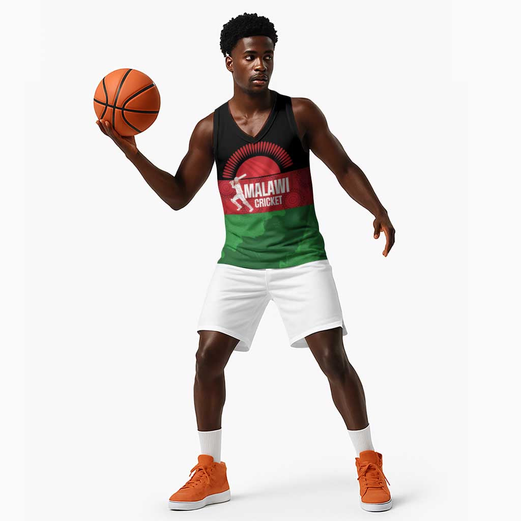 Afro Cricket Malawi Custom Basketball Jersey Go Champions Flag Style LT14
