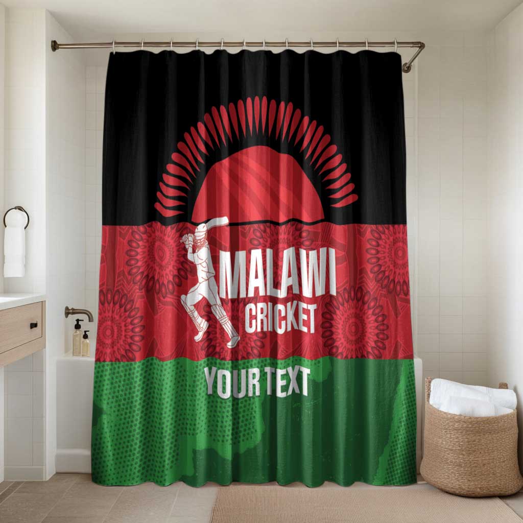 Custom Malawi Cricket Bathroom Set Go Champions Flag Style