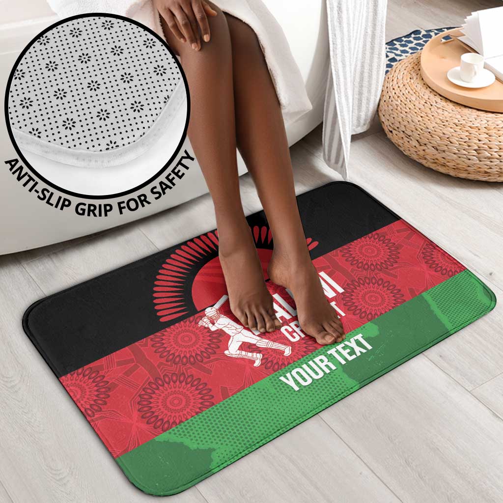 Custom Malawi Cricket Bathroom Set Go Champions Flag Style