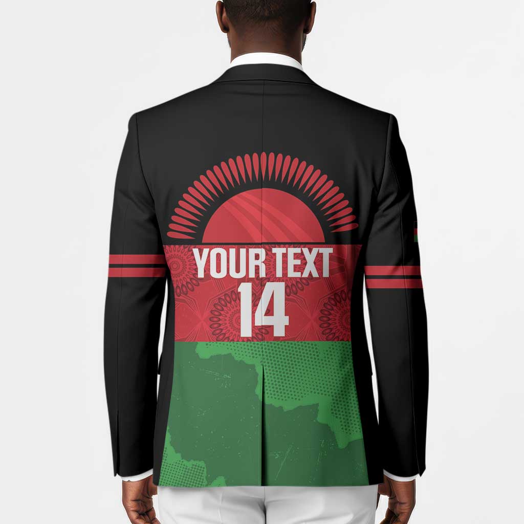 Custom Malawi Cricket Blazer Go Champions Flag Style