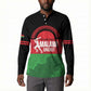 Custom Malawi Cricket Button Sweatshirt Go Champions Flag Style