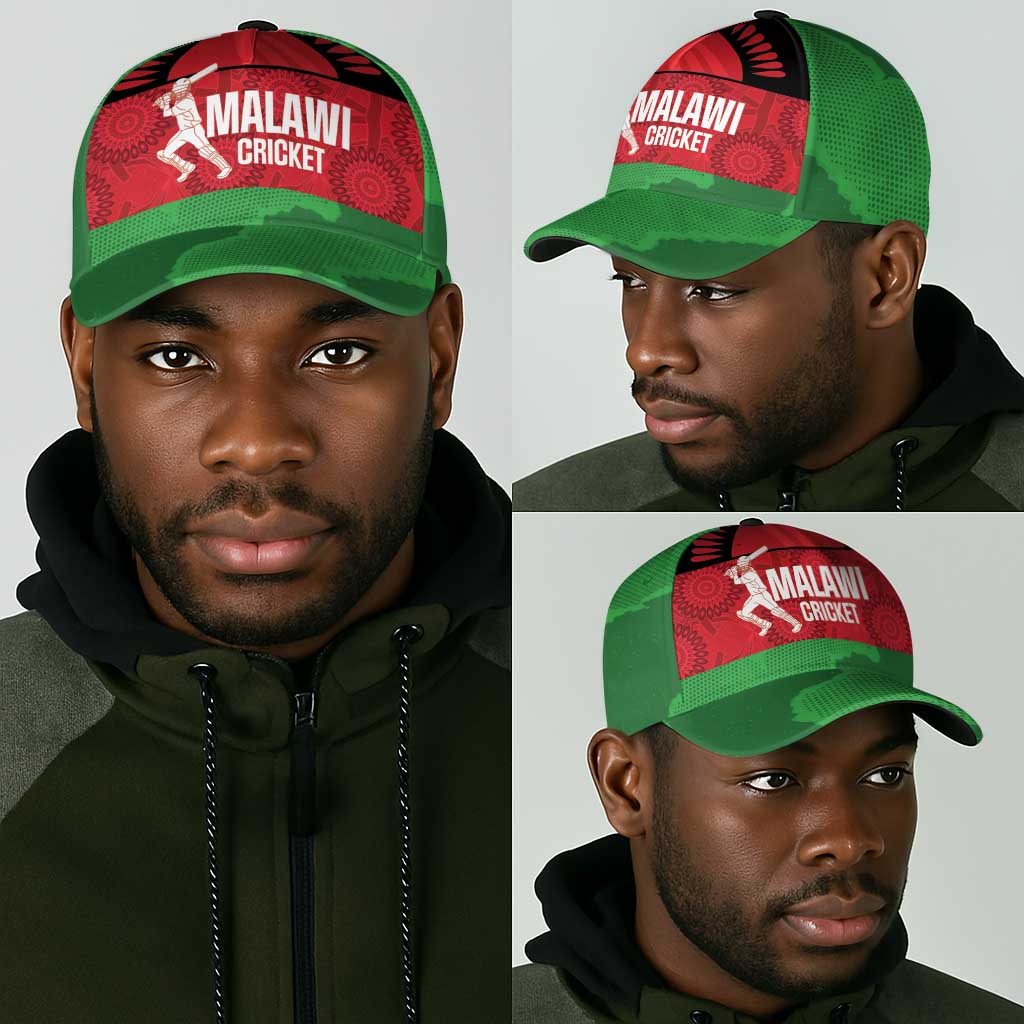 Malawi Cricket Classic Cap Go Champions Flag Style - African Pride