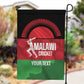 Afro Cricket Malawi Custom Garden Flag Go Champions Flag Style - African Pride