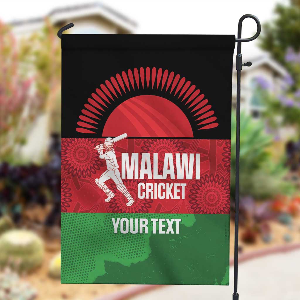 Afro Cricket Malawi Custom Garden Flag Go Champions Flag Style - African Pride
