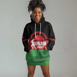 Afro Cricket Malawi Custom Hoodie Dress Go Champions Flag Style - African Pride
