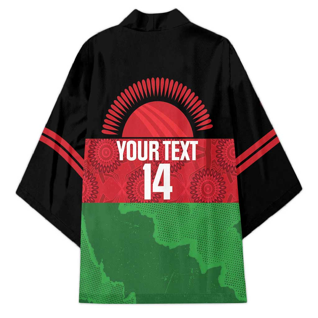 Custom Malawi Cricket Kimono Go Champions Flag Style