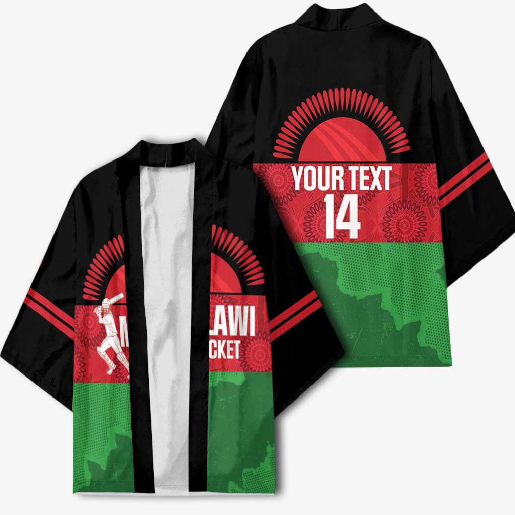 Custom Malawi Cricket Kimono Go Champions Flag Style